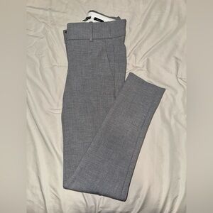J.Crew NWOT Cameron Full Length Slim Pants in Grey Size 00